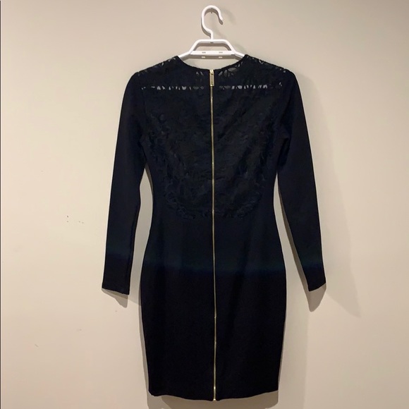 Ted Baker London Black Lace Back Dress - Women’s UK Size 1 - Picture 4 of 14